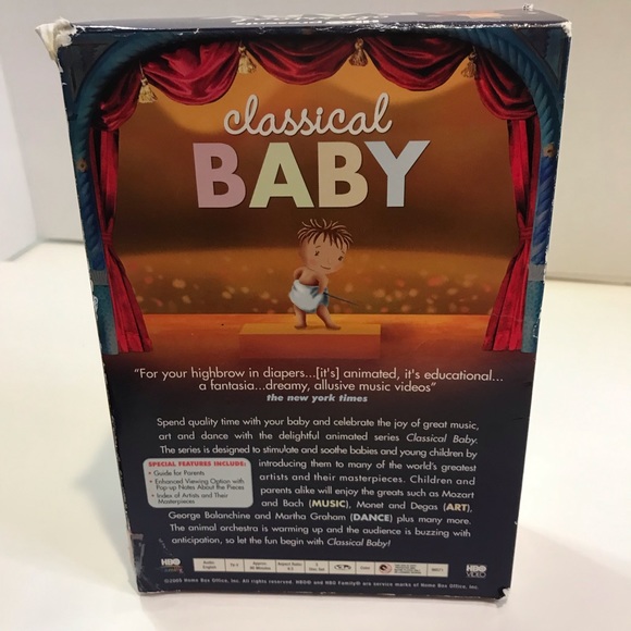 HBO Classical Baby (3- Pack) Music, Art and Dance DVD - Picture 3 of 14